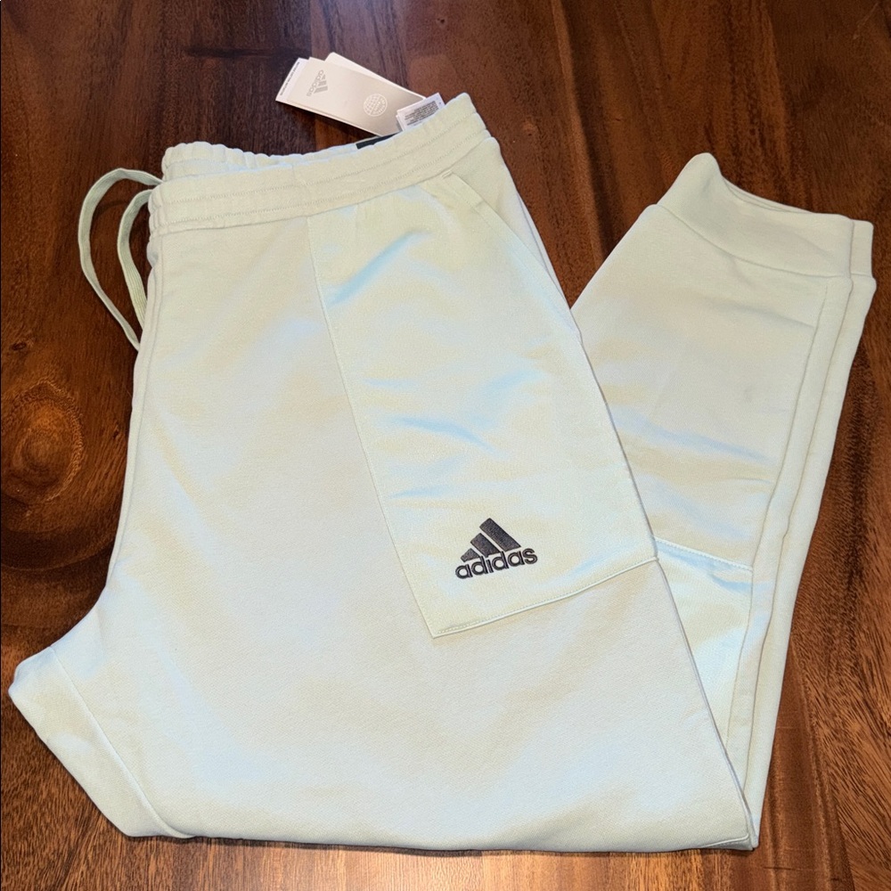 adidas Men’s Essentials Brand Love French-Terry Pants Size 2XL NWT